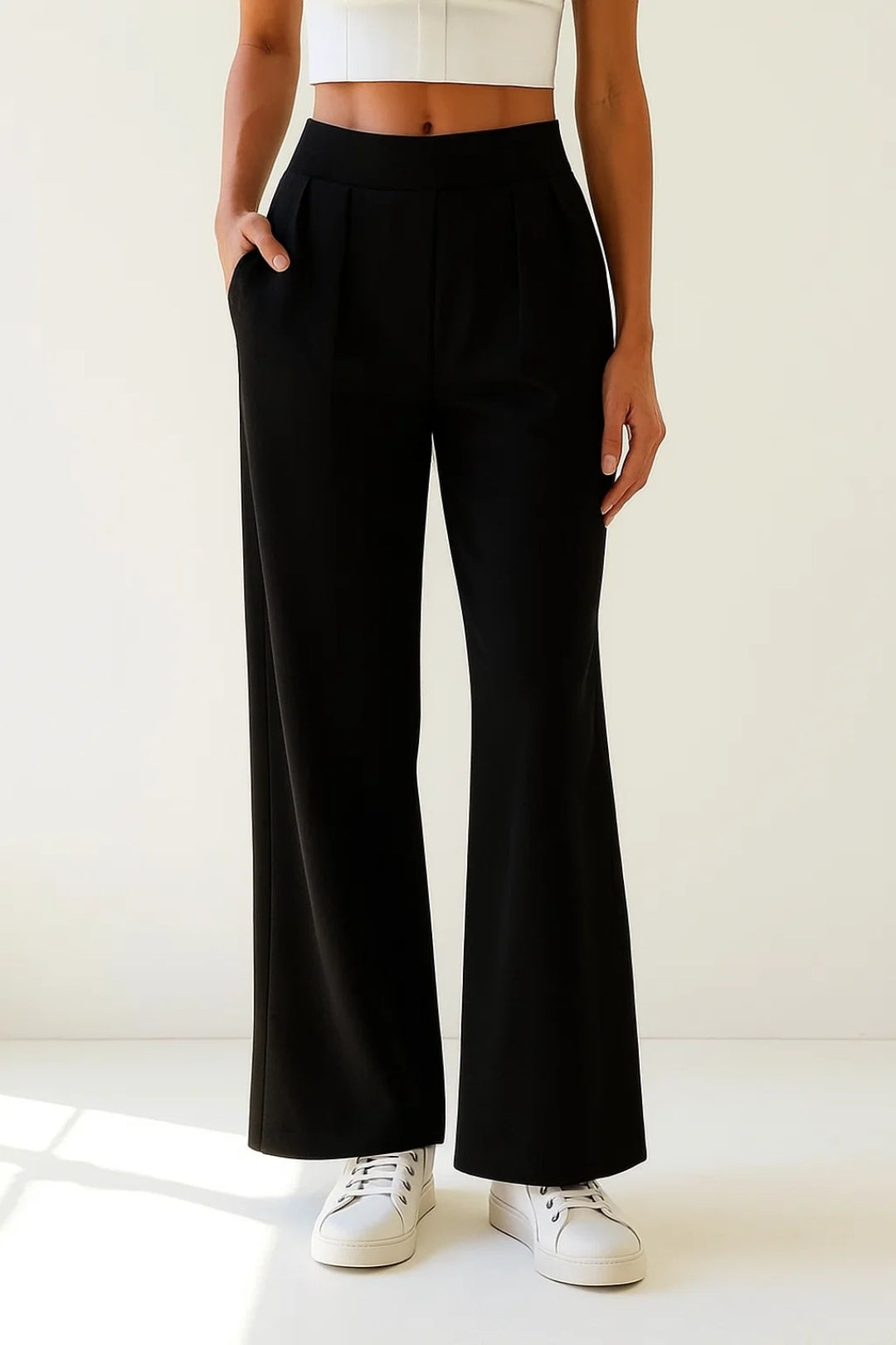 Chloé | Pantalon Palazzo Femme Élégant Taille Haute pour un Style Chic 2