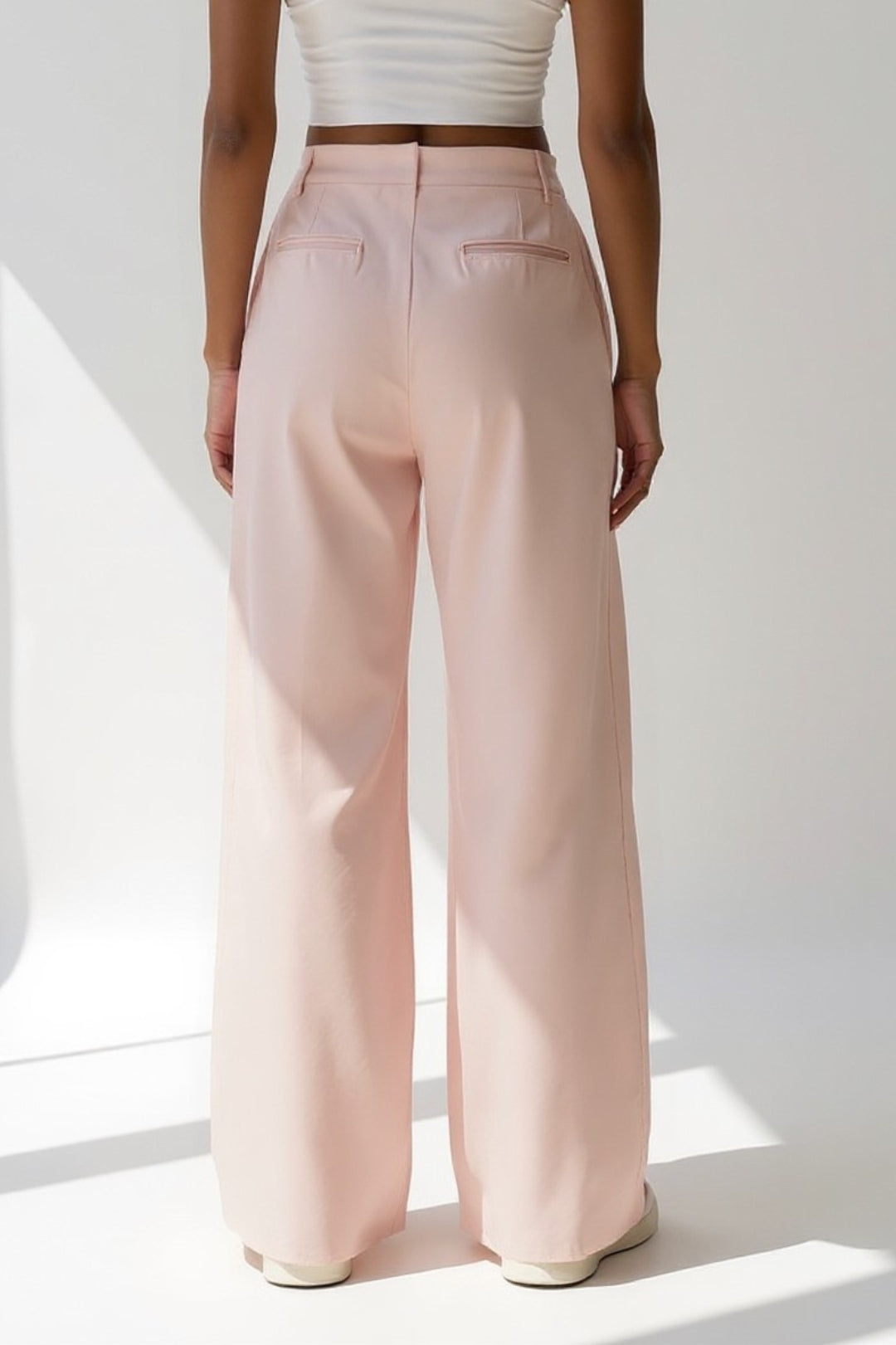 Chloé | Pantalon Palazzo Femme Élégant à Plis pour Tous Les Jours 2