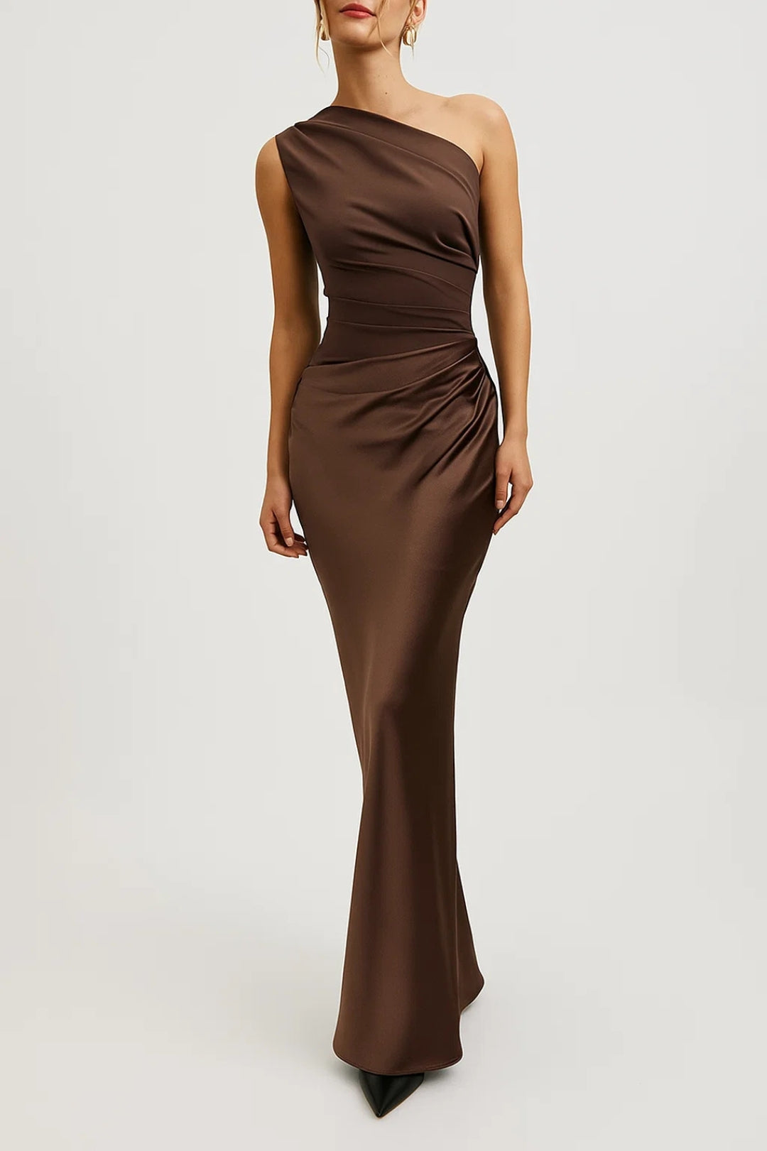 Chloé | Robe De Soirée Longue Asymétrique Élégante Pour Cérémonie Femme 0