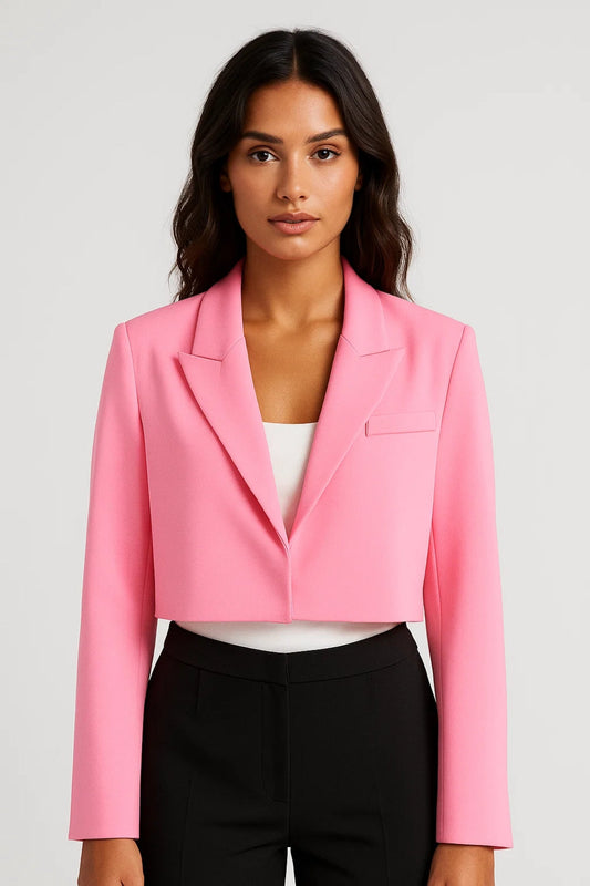 Emma | Blazer Femme Élégant Court Moderne pour Toutes Occasions 0