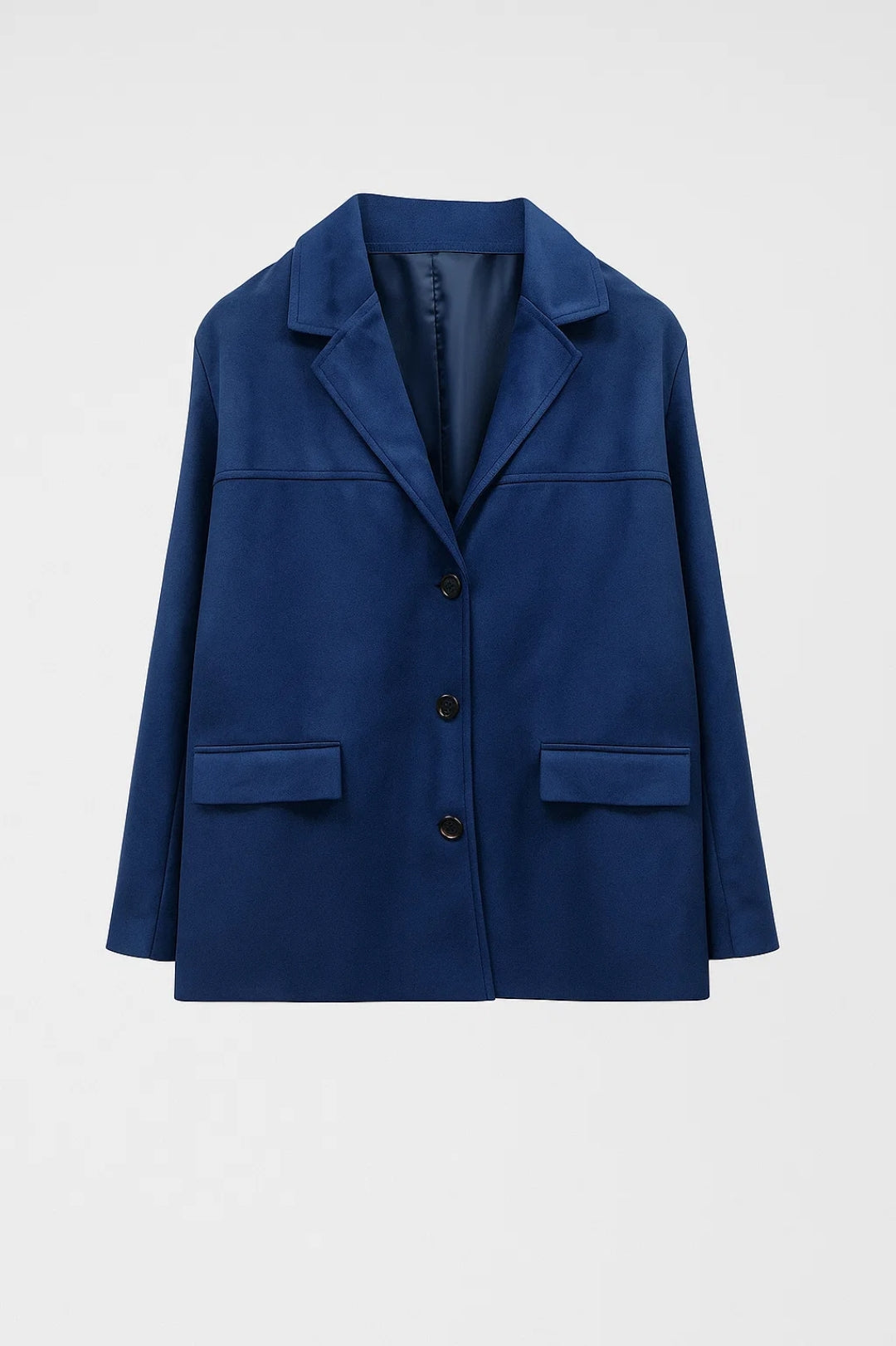Emma | Blazer Noir Femme Élégant avec Poches pour un Style Professionnel 0
