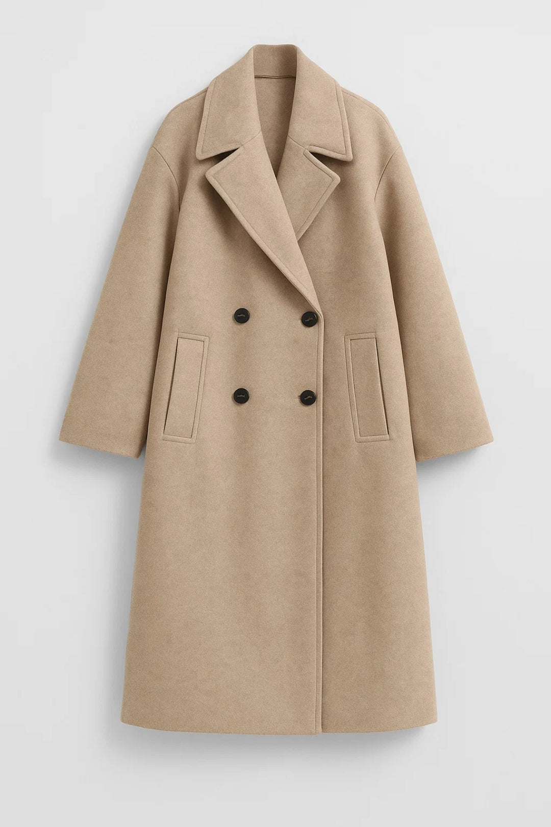 Emma | Manteau Hiver Femme Long Élégant à Double Boutonnage 0