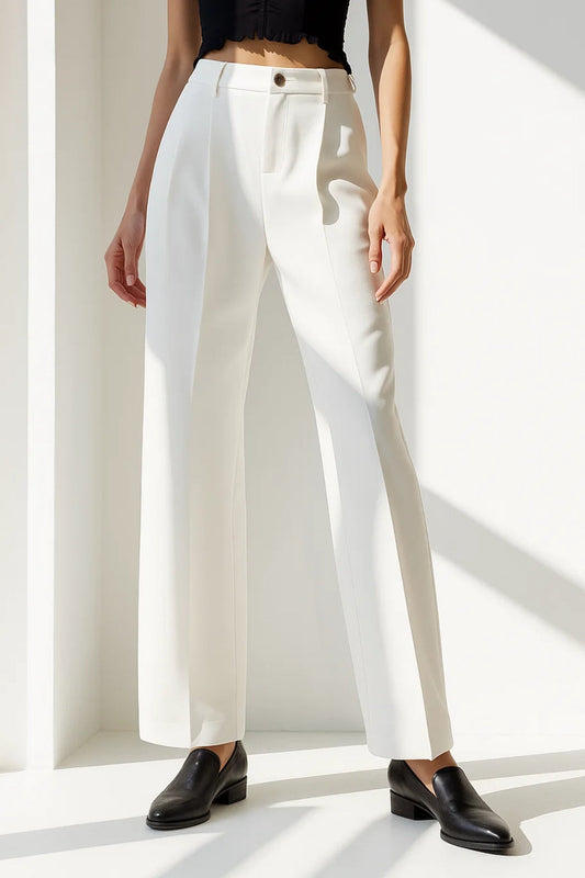 Emma | Pantalon Femme Droit Élégant Polyvalent Pour Toutes Les Occasions 0