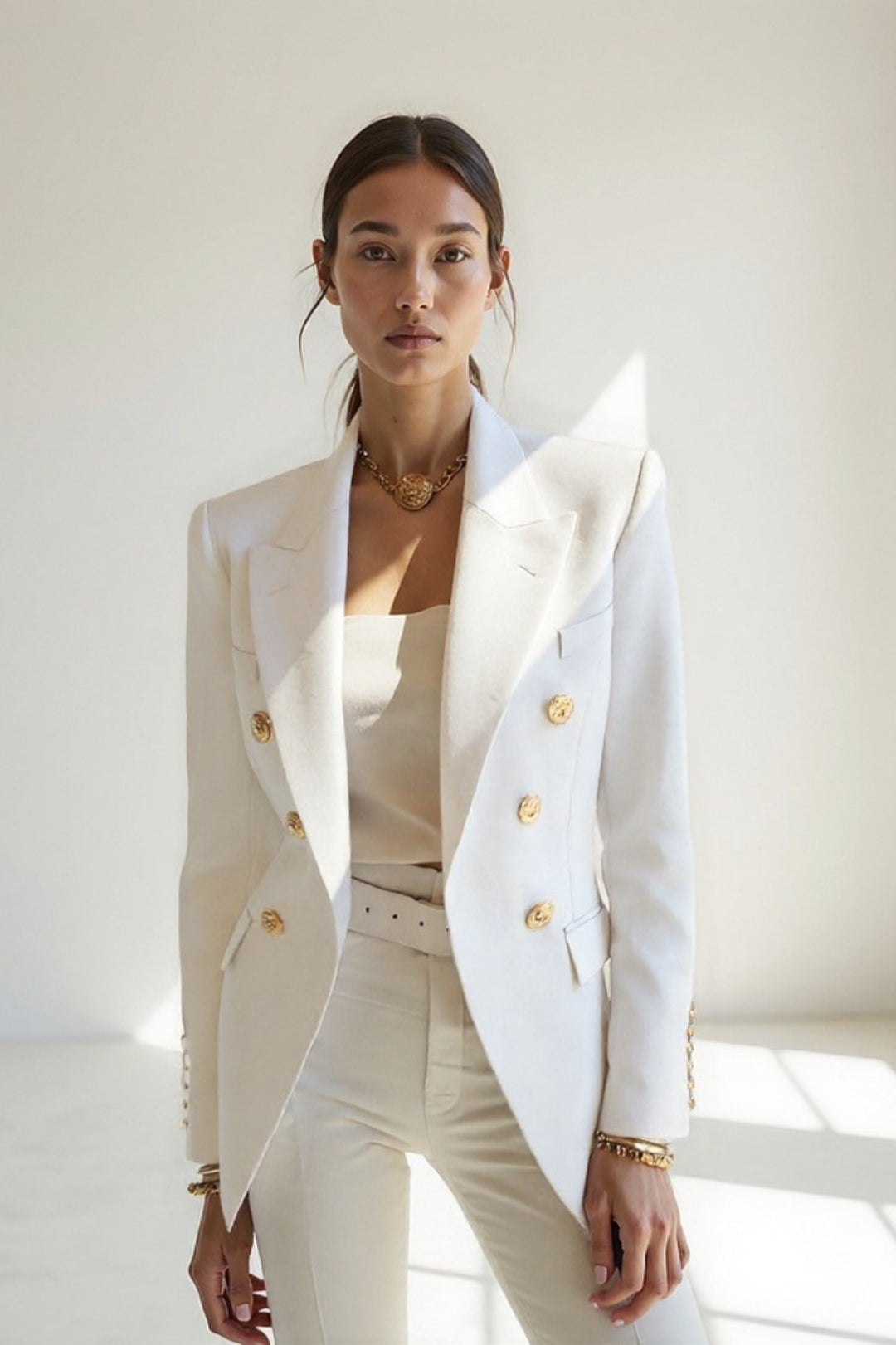 Léa | Chic Blazer Femme Élégant Noir pour un Look Sophistiqué 3