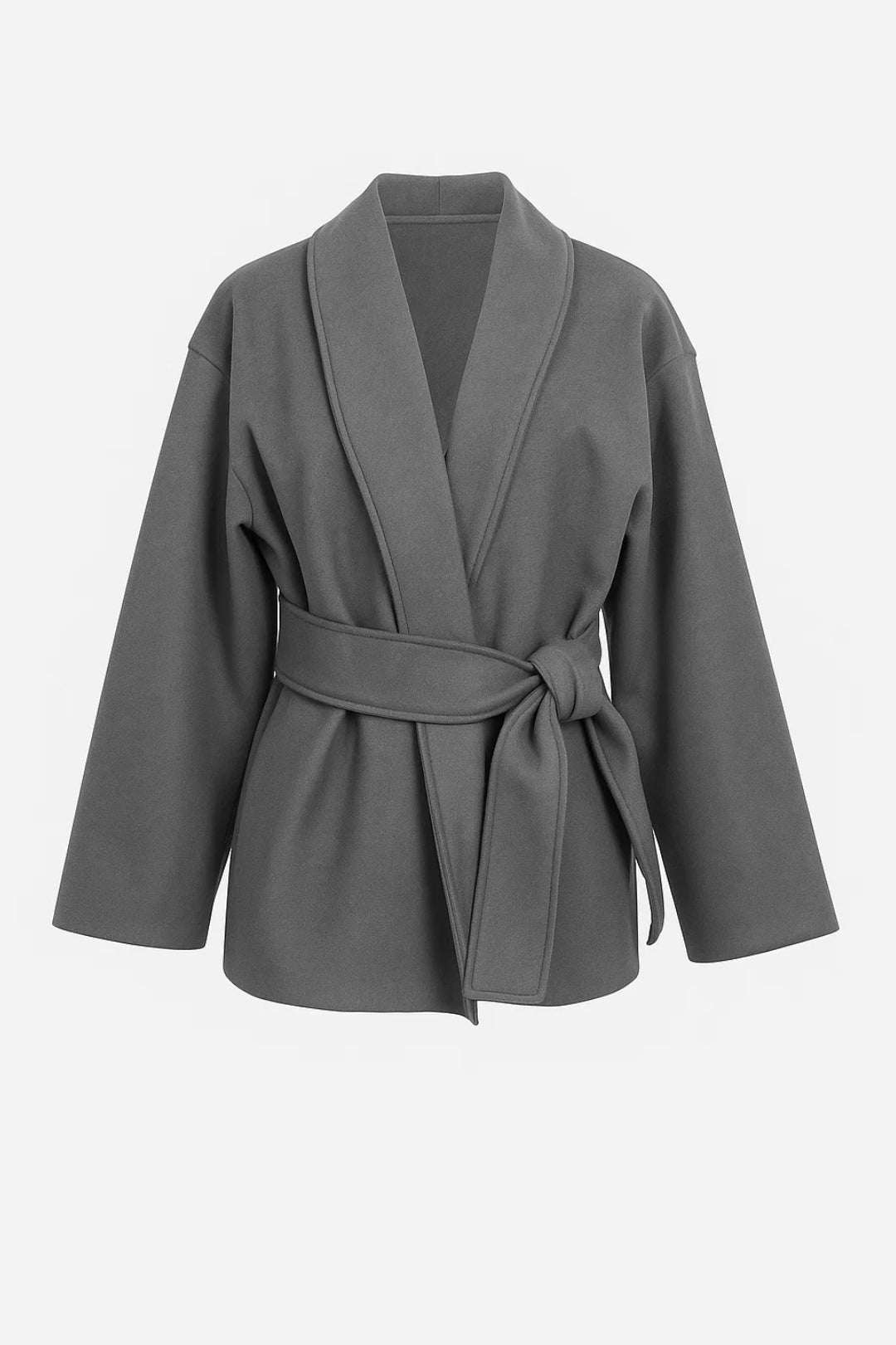 Léa | Élégante Veste Kimono Femme Chic avec Ceinture à Nouer 2