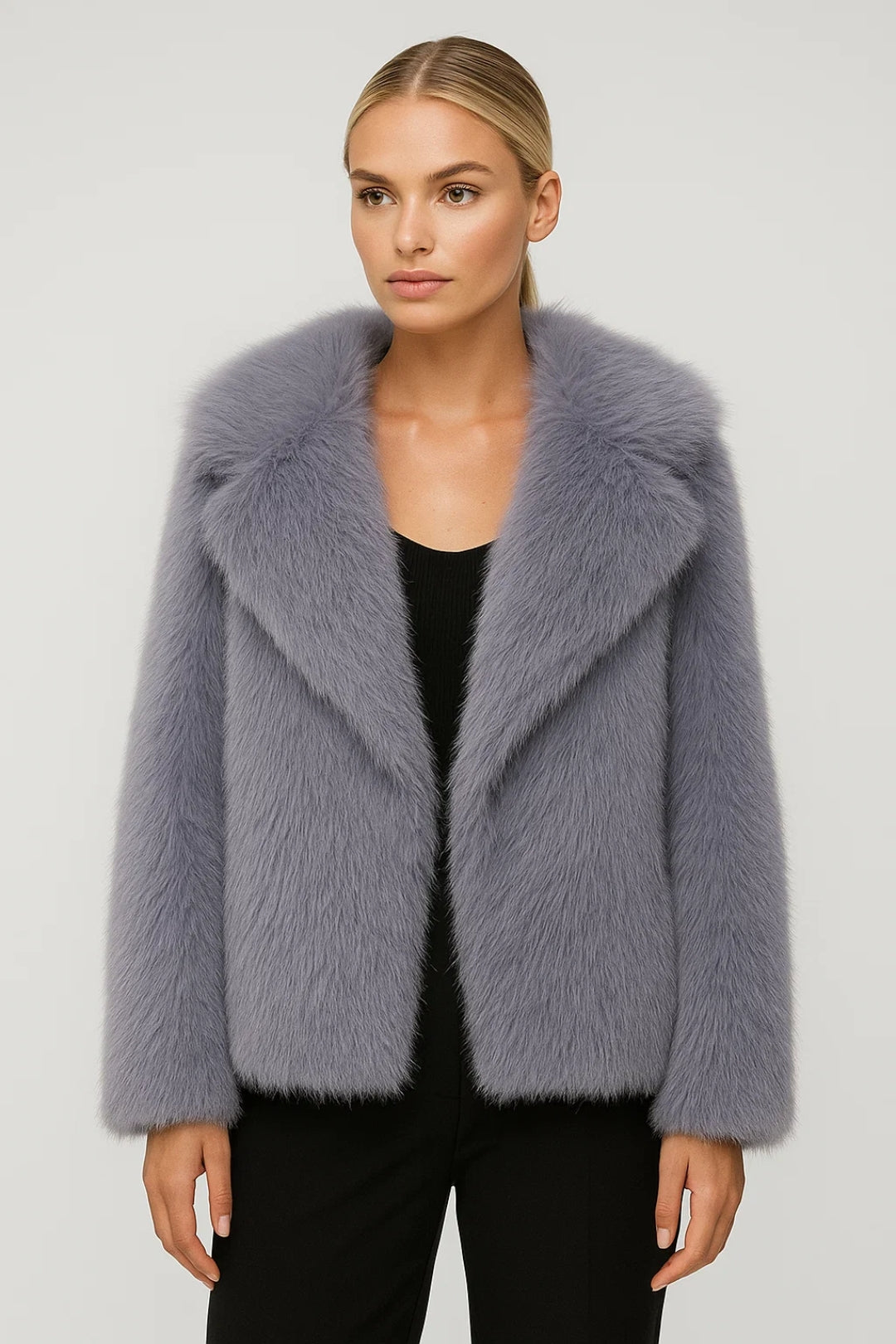 Sophie | Veste Femme Élégante en Effet Fourrure pour Hiver Chic 1