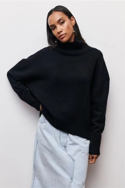 Julie | Pull à col roulé pour femme – Confort et style élégant