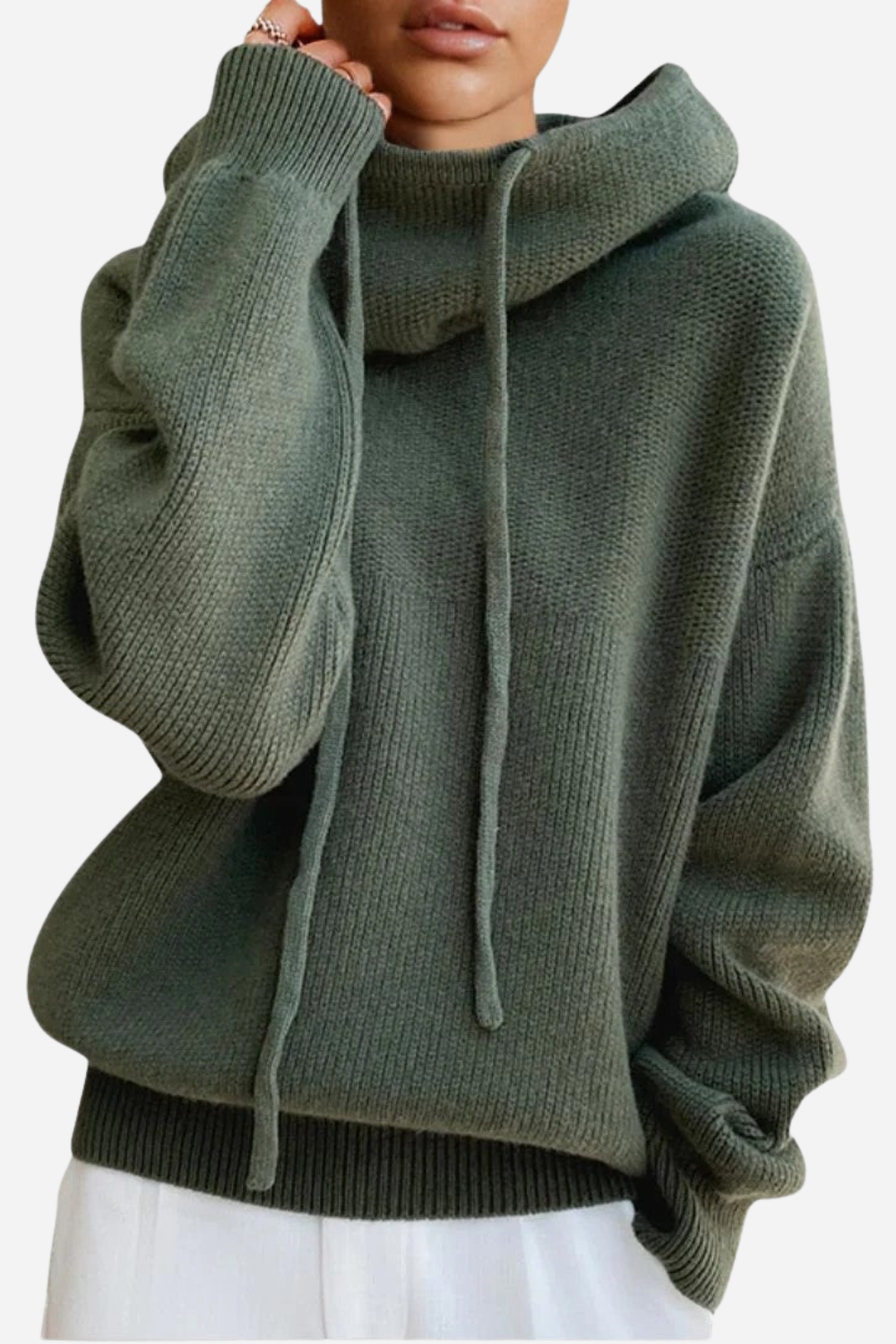 Charlotte | Pull Femme à Col Montant – Style Élégant et Confortable