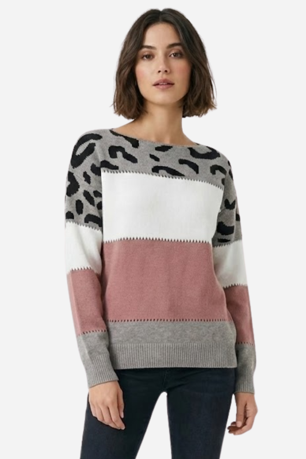 Céline – Pull Femme Imprimé Léopard pour un Style Moderne et Tendance