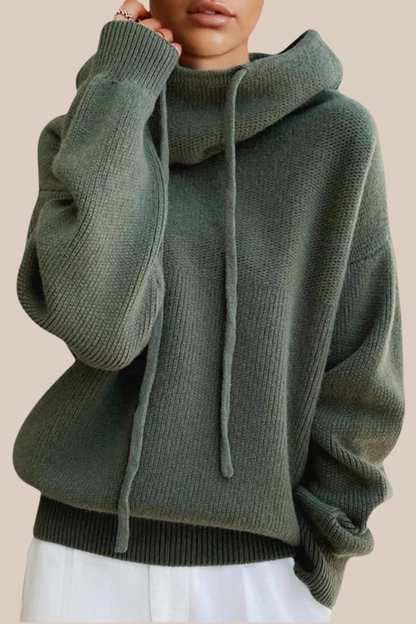 Charlotte | Pull Femme à Col Montant – Style Élégant et Confortable