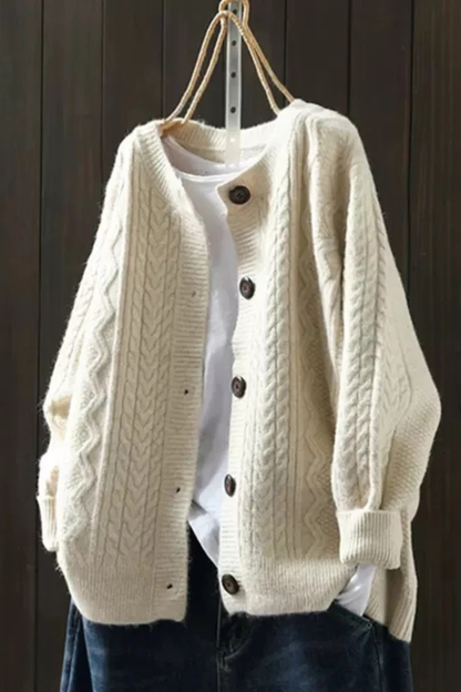 Sophie | Cardigan Femme Torsadé – Style Élégant et Raffiné au Quotidien