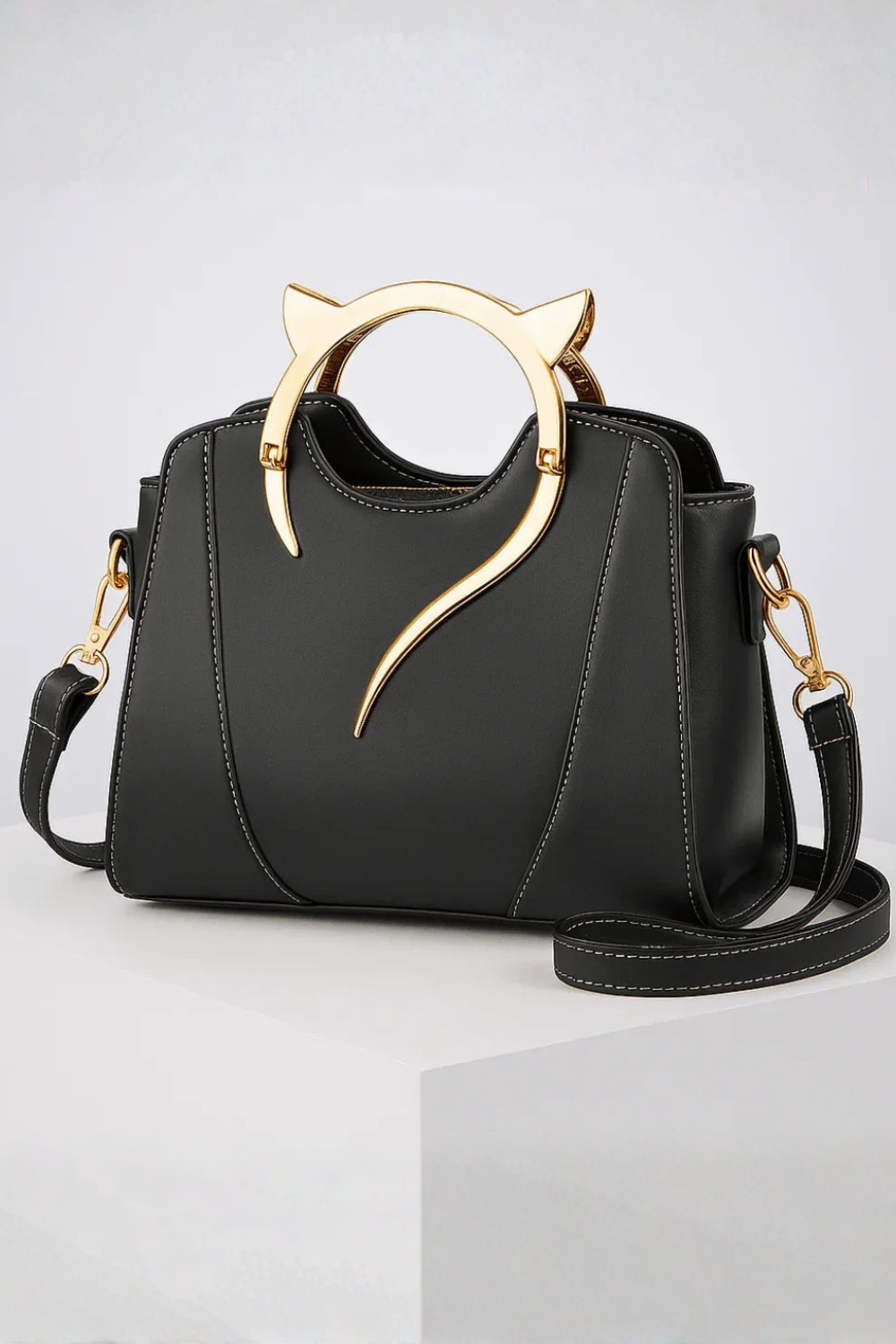 Lou | Sac à Main Élégant pour Femme avec Bandoulière Amovible – Sac Stylé pour le Travail et le Quotidien