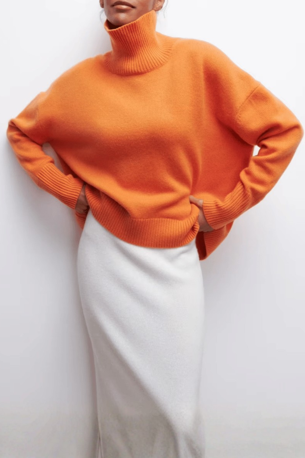 Julie | Pull à col roulé pour femme – Confort et style élégant