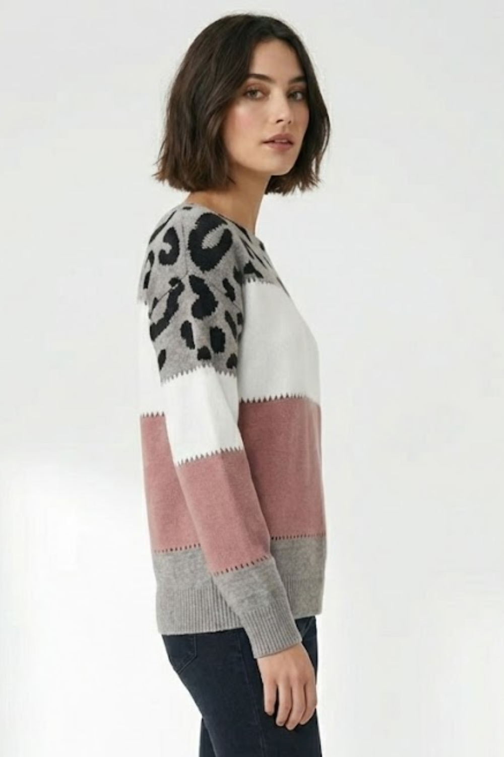 Céline – Pull Femme Imprimé Léopard pour un Style Moderne et Tendance