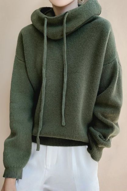 Charlotte | Pull Femme à Col Montant – Style Élégant et Confortable