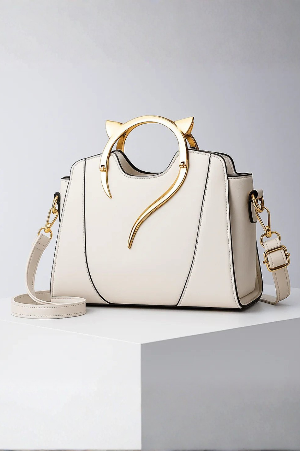 Lou | Sac à Main Élégant pour Femme avec Bandoulière Amovible – Sac Stylé pour le Travail et le Quotidien