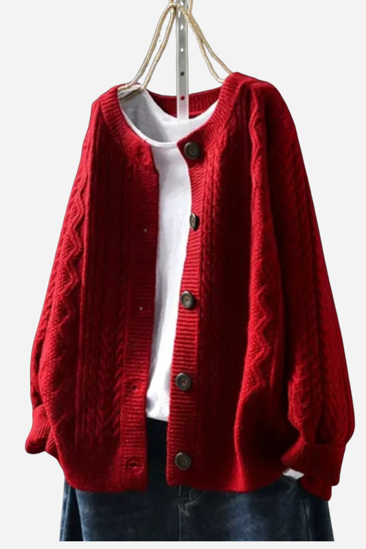 Sophie | Cardigan Femme Torsadé – Style Élégant et Raffiné au Quotidien