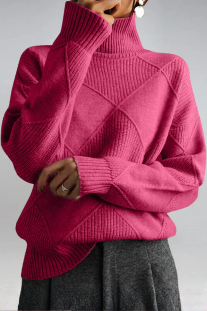 Jade | Pull Femme Col Roulé – Élégant et Chic pour un Style Quotidien