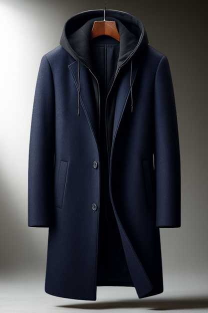 Tristan | Trench Mi-Long Homme Élégant pour un Style Chic