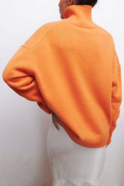 Julie | Pull à col roulé pour femme – Confort et style élégant