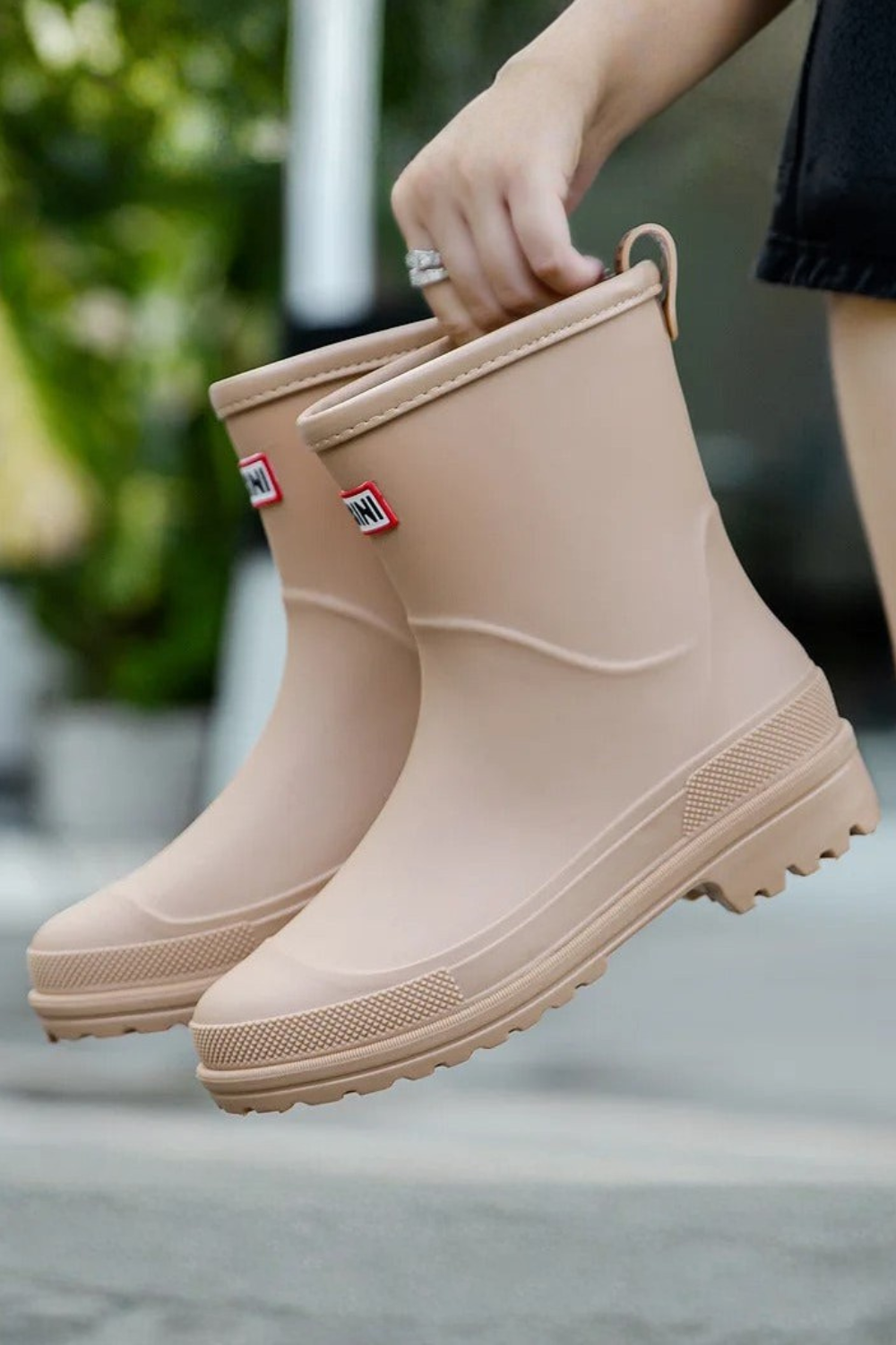 Livia | Bottes de pluie mi-mollet imperméables pour femmes – Chaussures élégantes et confortables