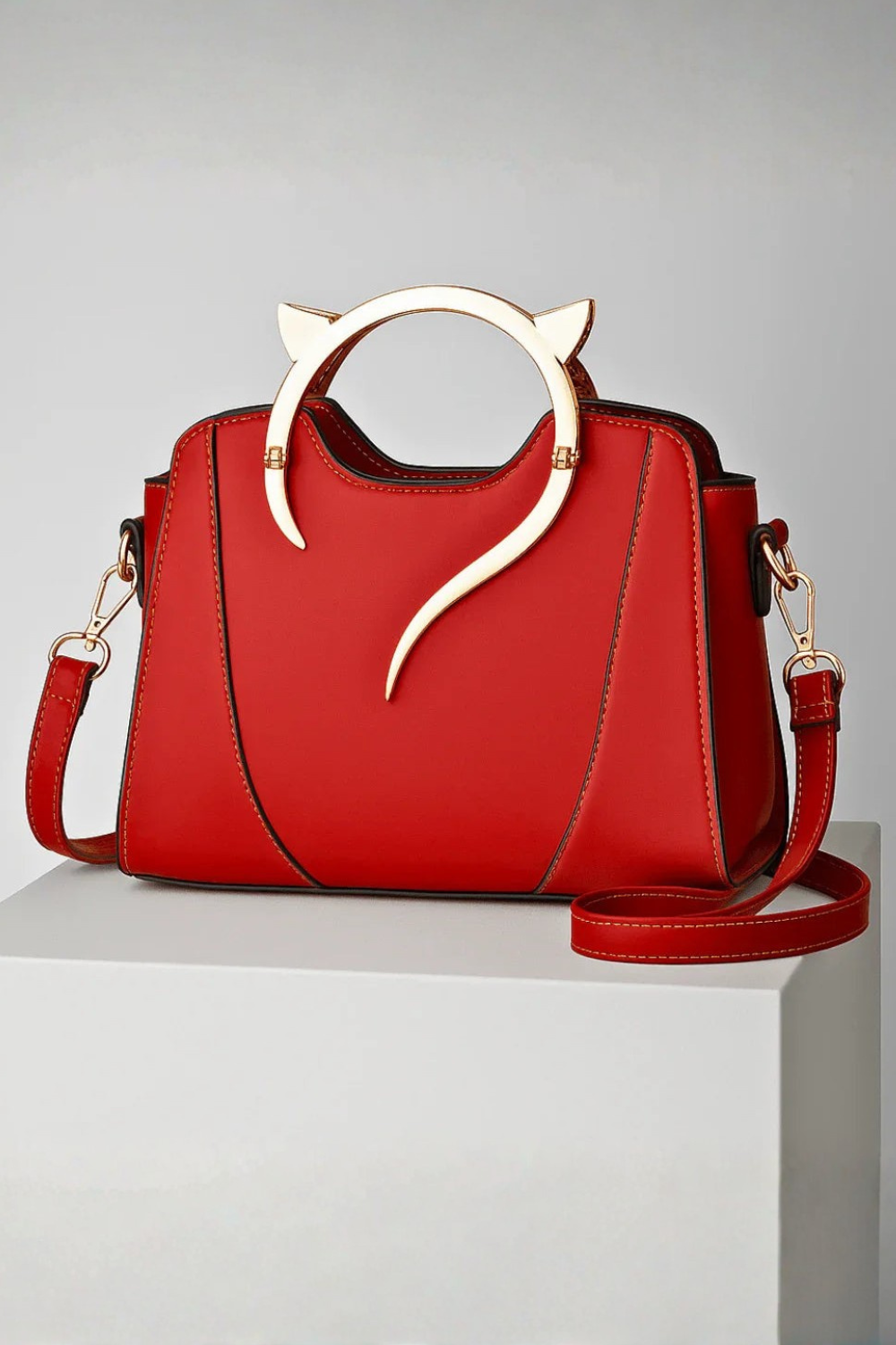 Lou | Sac à Main Élégant pour Femme avec Bandoulière Amovible – Sac Stylé pour le Travail et le Quotidien