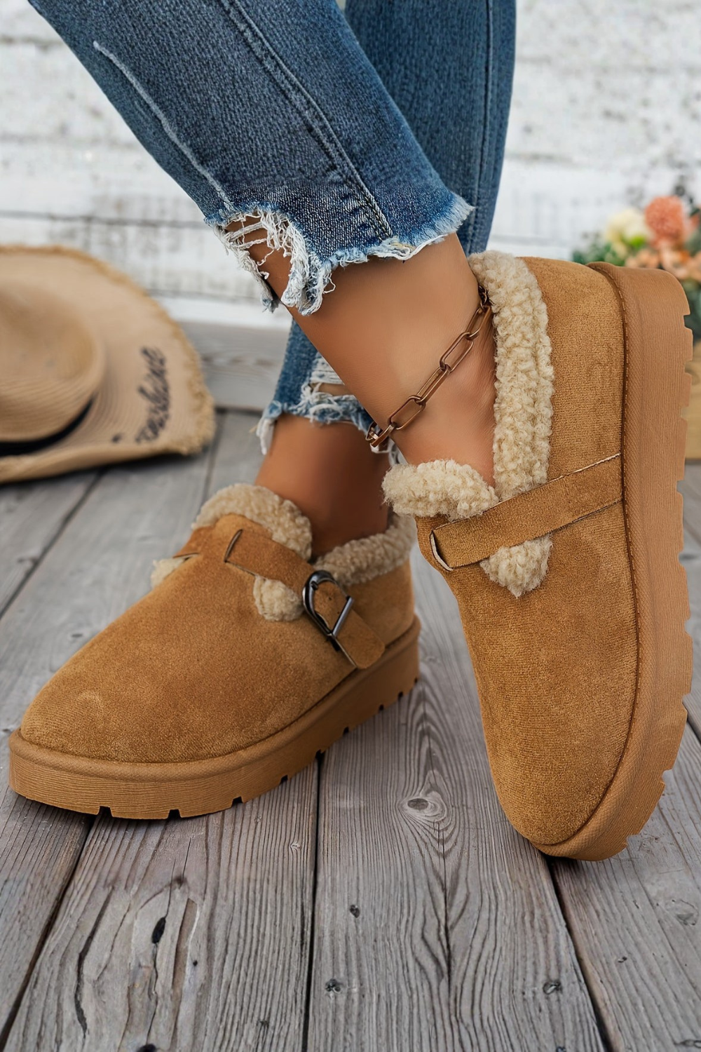 Jeanne | Bottines Femme Chaudes et Confortables pour Tous les Jours