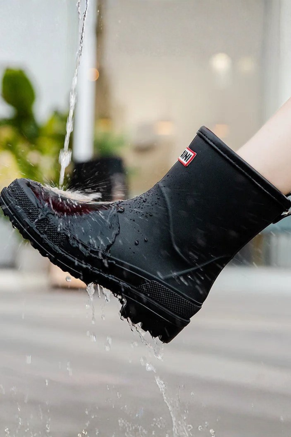 Livia | Bottes de pluie mi-mollet imperméables pour femmes – Chaussures élégantes et confortables