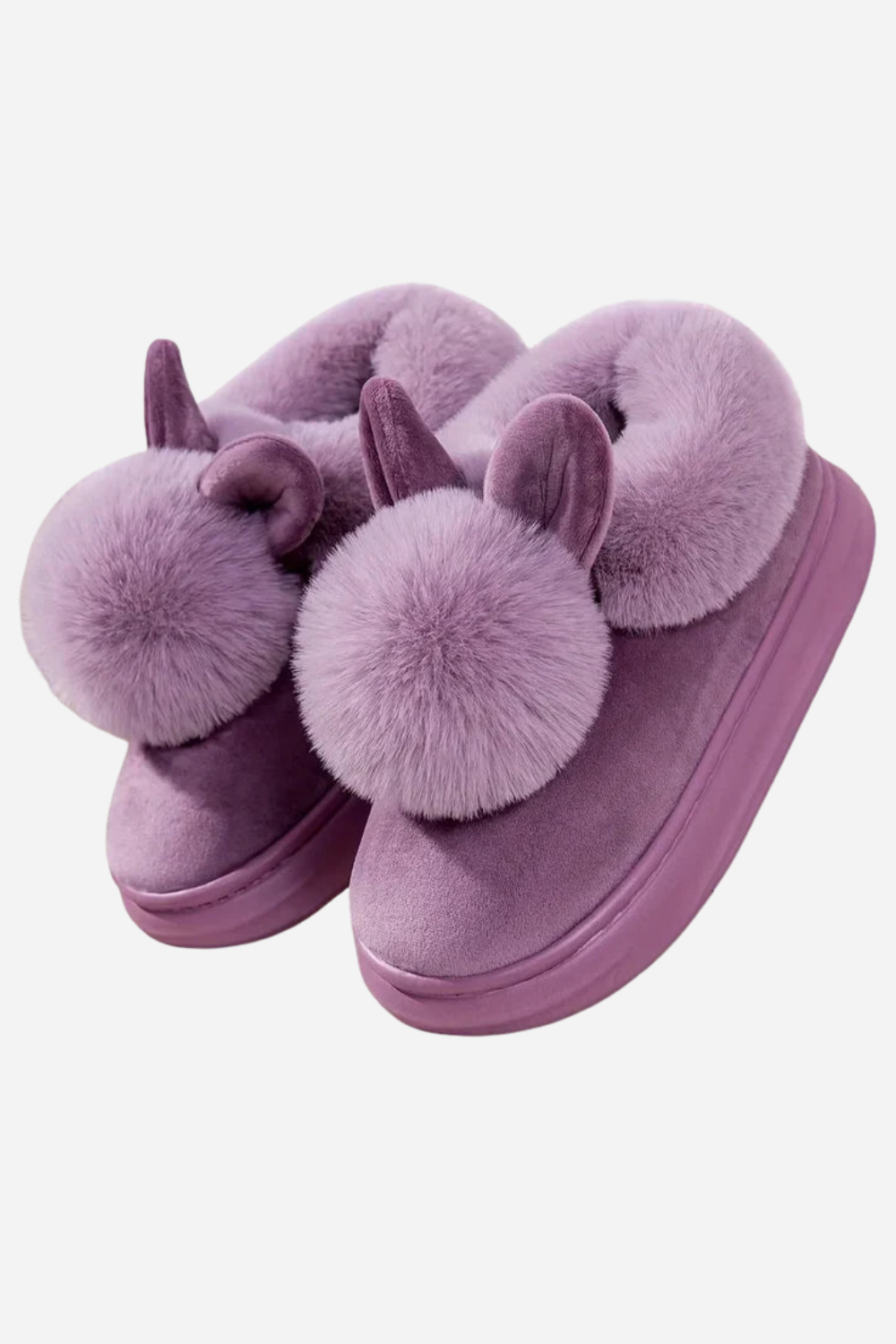 Alix | Chaussons Douillets en Peluche pour Femmes, Pantoufles Confortables à Domicile