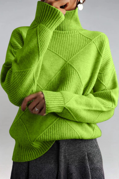 Jade | Pull Femme Col Roulé – Élégant et Chic pour un Style Quotidien