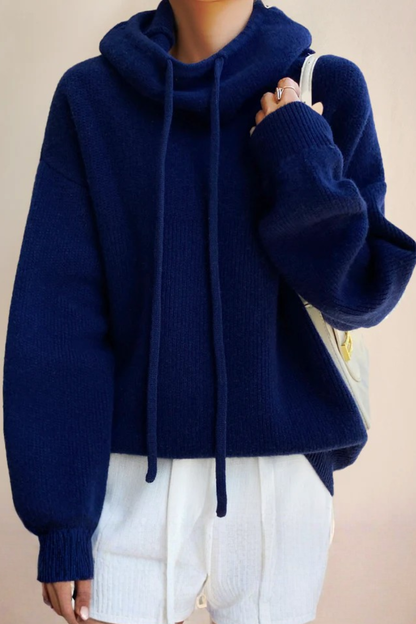 Charlotte | Pull Femme à Col Montant – Style Élégant et Confortable