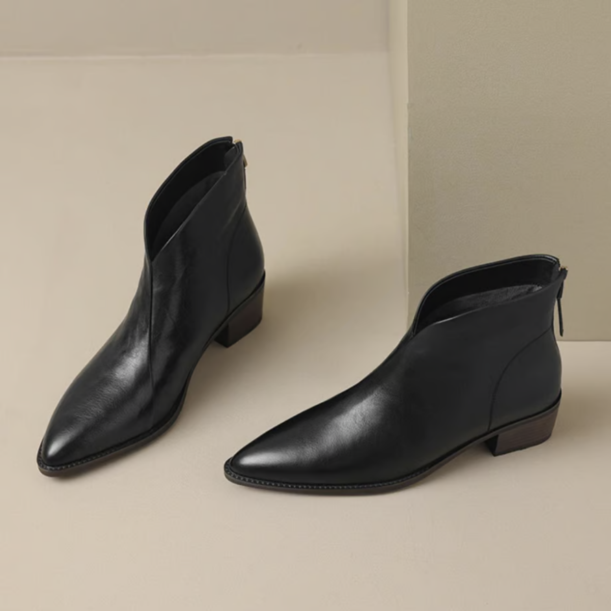 Camille | Bottines Élégantes Femme à Talons Bas pour Un Style Chic 1