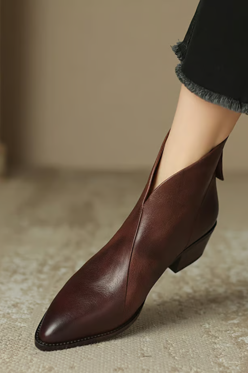 Camille | Bottines Élégantes Femme à Talons Bas pour Un Style Chic 6
