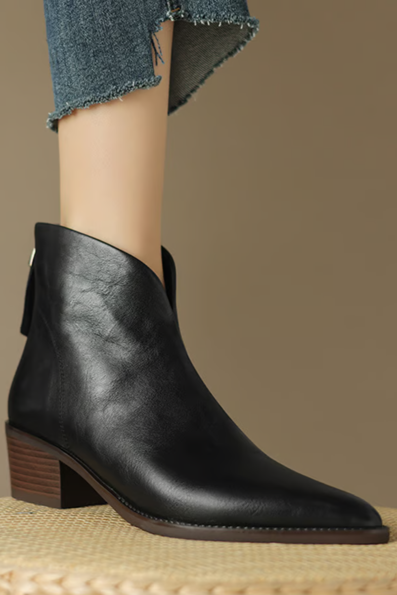 Camille | Bottines Élégantes Femme à Talons Bas pour Un Style Chic 7