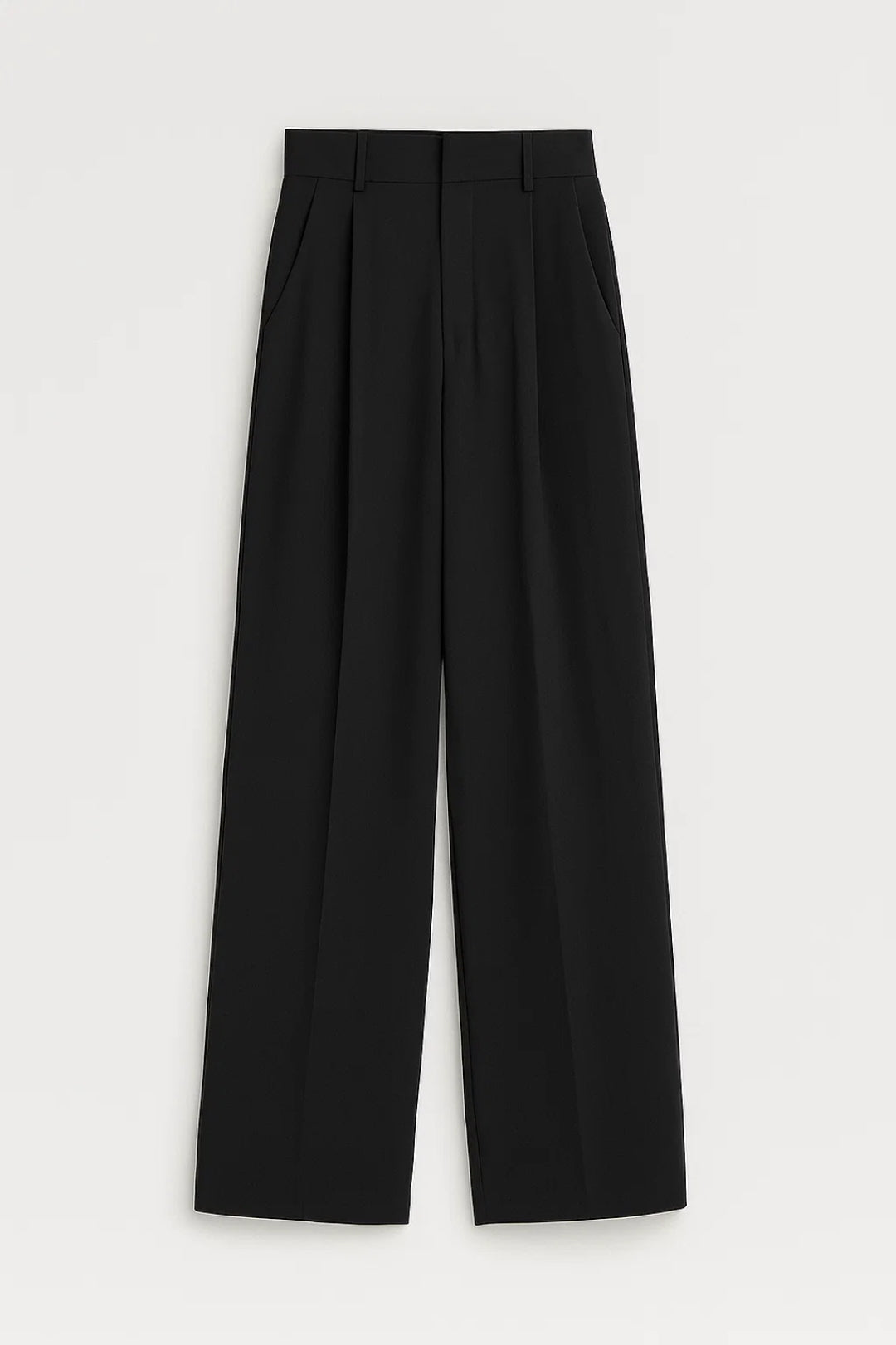 Chloé | Pantalon Fluide Femme Noir Élégant pour Look Sophistiqué 3