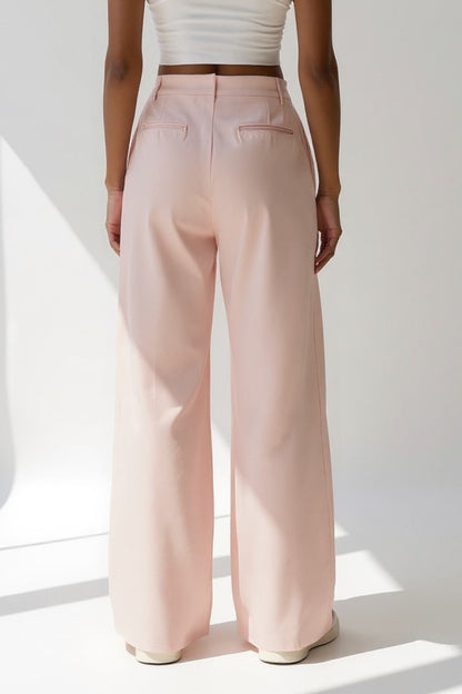 Chloé | Pantalon Palazzo Femme Élégant à Plis pour Tous Les Jours 2