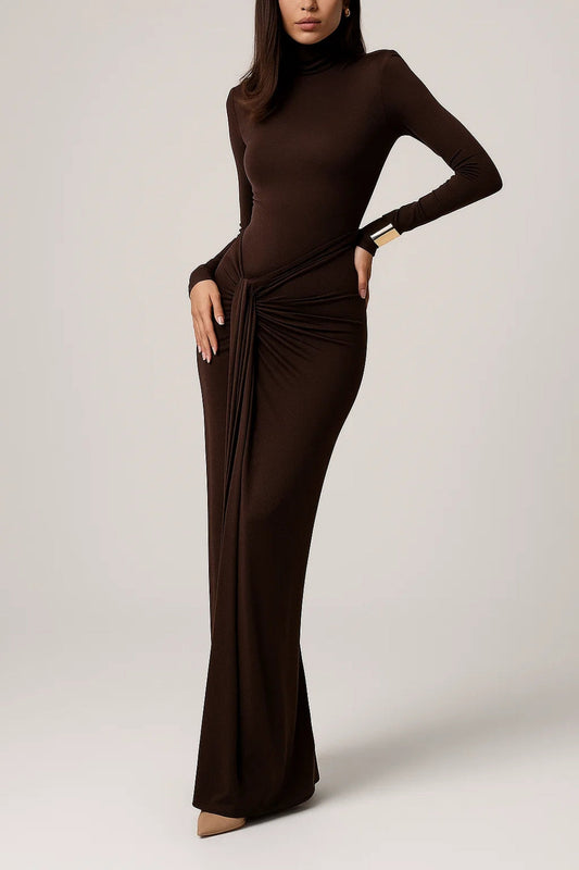 Clara | Robe Longue Femme Élégante à Manches Longues pour Soirée 0