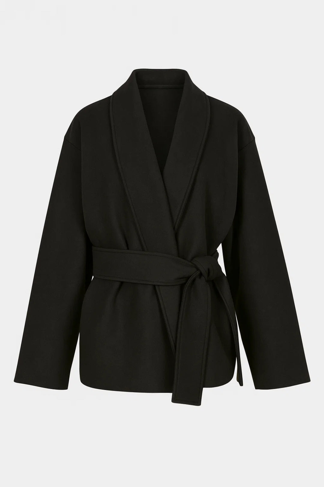 Léa | Élégante Veste Kimono Femme Chic avec Ceinture à Nouer 3