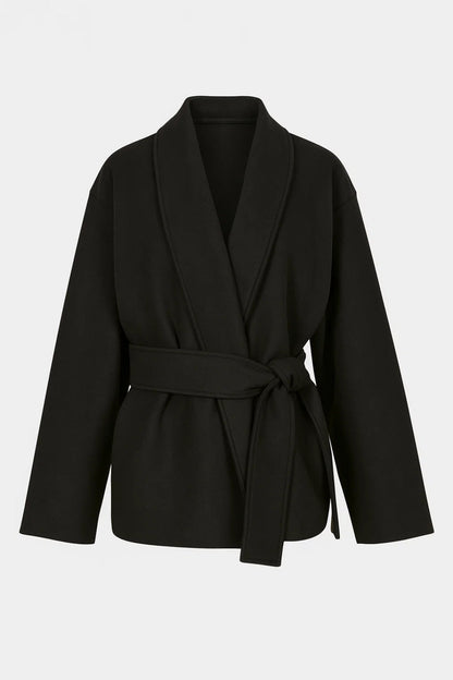 Léa | Élégante Veste Kimono Femme Chic avec Ceinture à Nouer 3