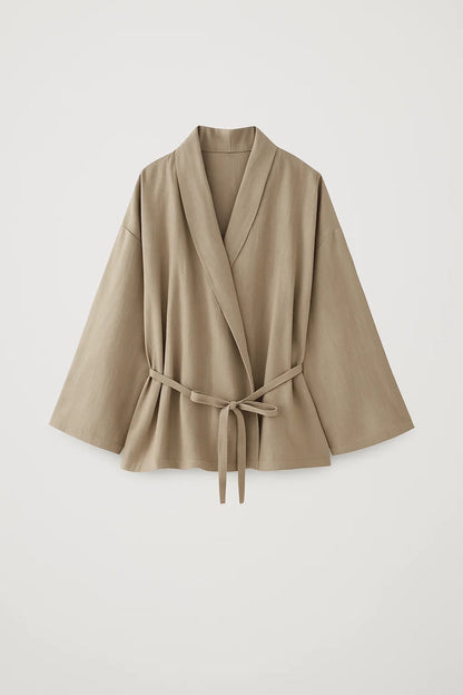 Sophie | Élégant Ensemble Tailleur Femme avec Veste Ceinturée et Pantalon Ample 1