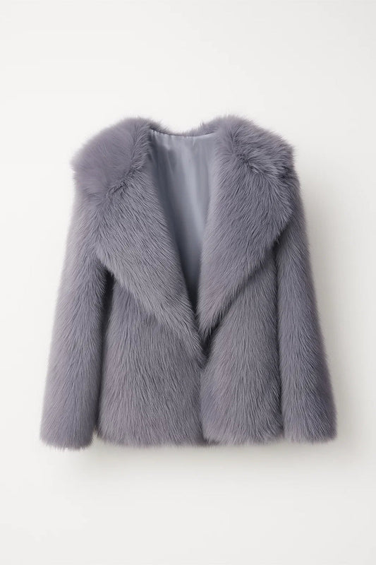 Sophie | Veste Femme Élégante en Effet Fourrure pour Hiver Chic 0