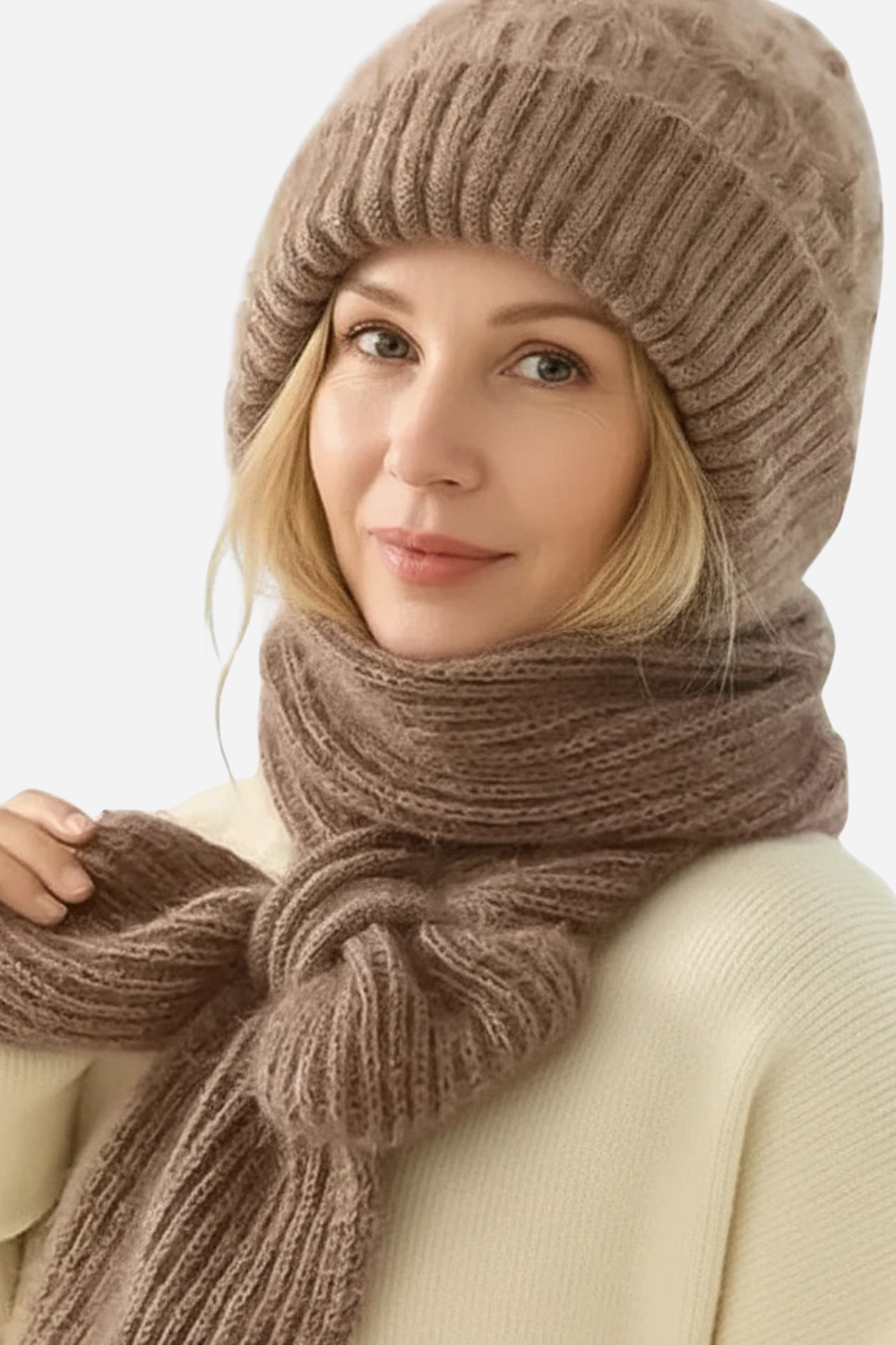 Valérie | Ensemble Chapeau & Écharpe Femme – Duo d’Accessoires Élégants